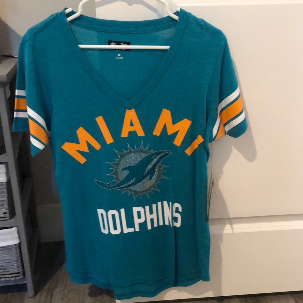Miami Dolphins women’s rhinestone T-Shirt